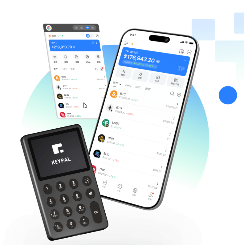 TokenPocket 界面展示